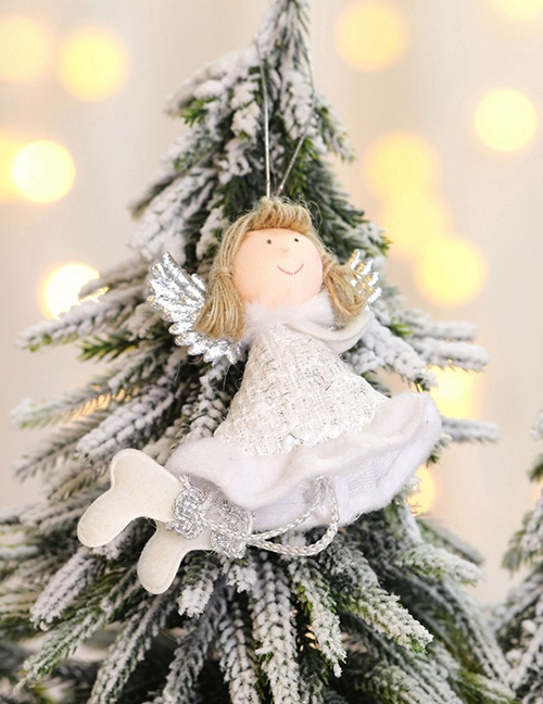Fashion White Right Hand Holding Angel Christmas Ornaments