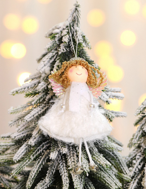 Fashion Angel Feather Christmas Tree Pendant