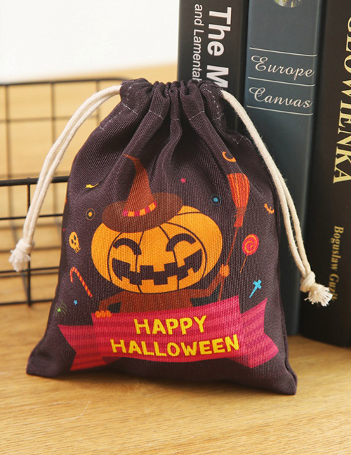 Fashion Pumpkin Bunch Pocket Halloween Bunch Pocket Gift Bag