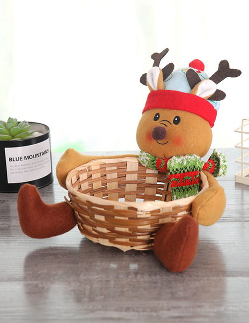 Fashion Large Elk Candy Basket Christmas Fruit Basket