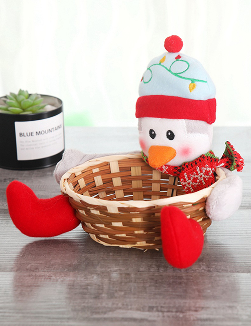 Fashion Large Penguin Candy Basket Christmas Fruit Basket