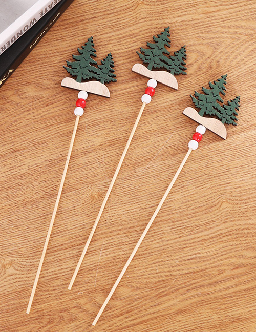 Fashion Christmas Tree Cuttings A Pack Of 3 Wooden Santa Claus
