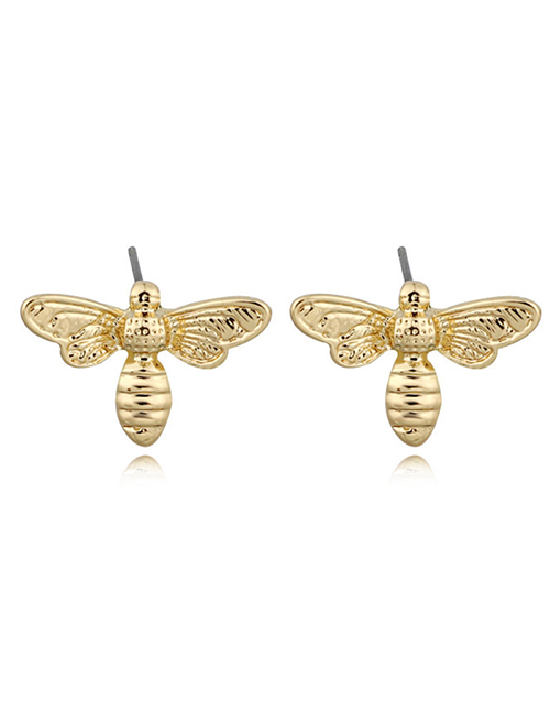 Fashion Gold Little Bee Earring