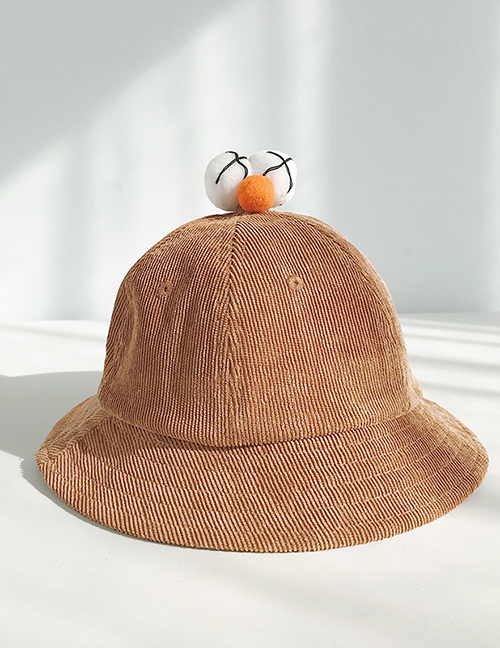 Fashion Xx Eyecup Cap Coffee Corduroy Parent-friendly Fisherman Hat (adult)