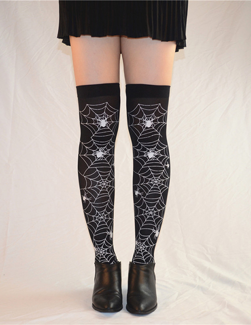 Fashion Black Striped Stockings