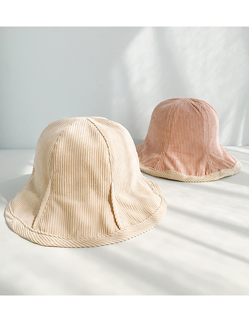 Fashion Corduroy Double-sided Beige Corduroy Pit Strips On Both Sides Wearing Fisherman Hats