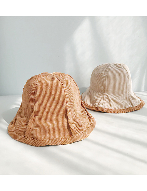 Fashion Corduroy Double-sided Camel Corduroy Pit Strips On Both Sides Wearing Fisherman Hats