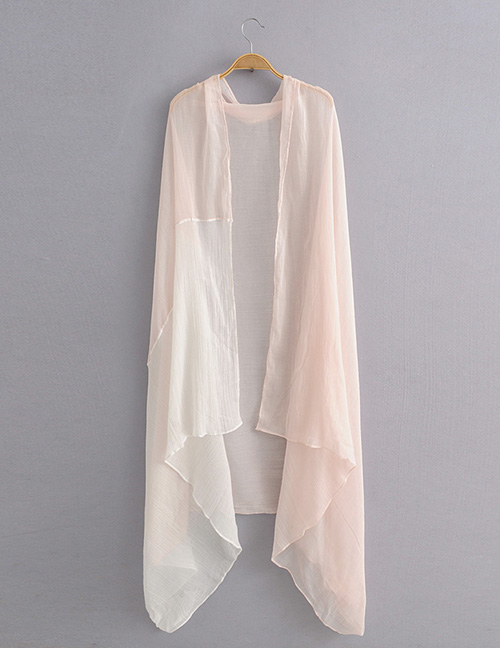 Pink Cotton Color Matching Scarves Scarf Shawl