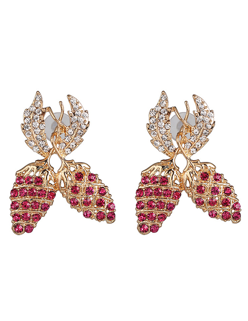 Fashion Pink Fruit Earrings