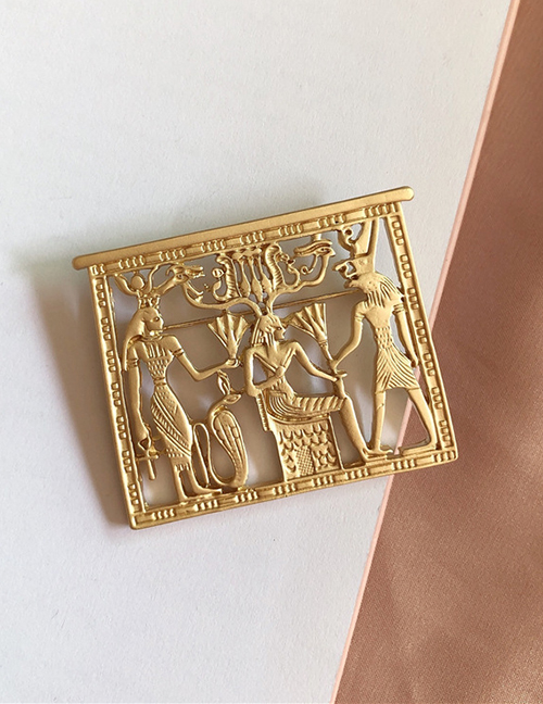 Fashion Gold Egyptian Pharaoh Brooch