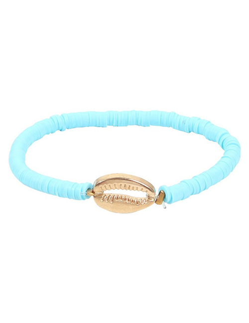 Fashion Blue Alloy Shell Bracelet