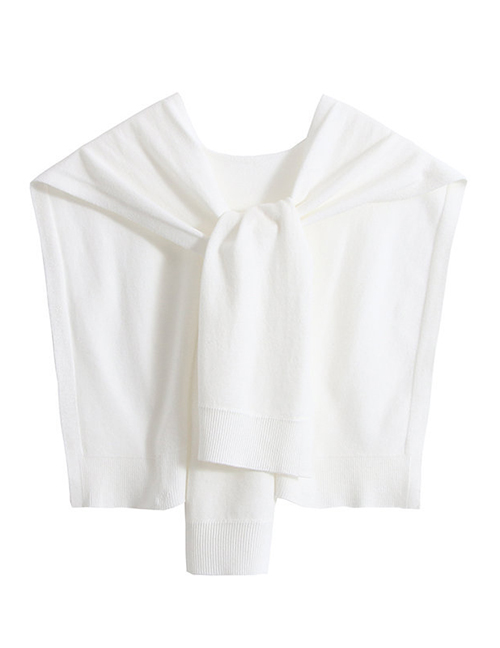 Fashion White Canvas Vest