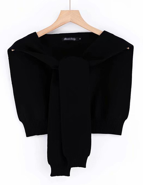 Fashion Black Single-piece Lace Vest