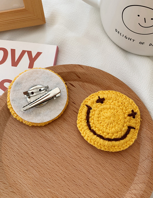 Fashion Smiley - Brooch Clip Wool Cartoon Bb Clip