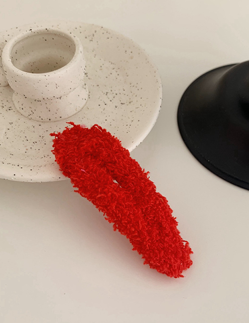 Fashion Water Drop - Red Plush Bb Clip