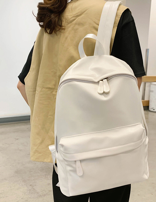 Fashion White Backpack