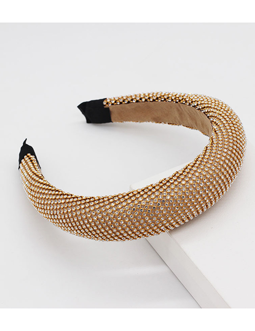 Fashion Gold Full Diamond Headband