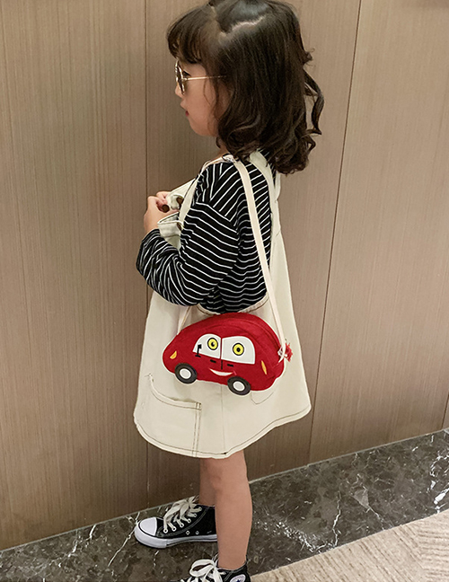Fashion Red Car Child Slung Shoulder Bag