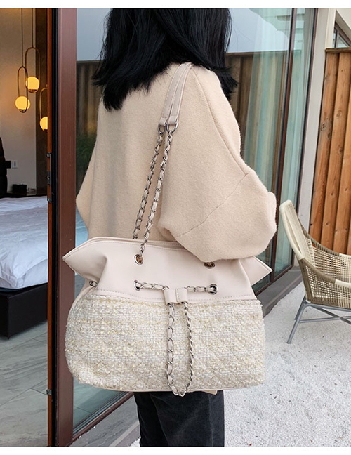 Fashion Platinum Woolet Chain Portable Messenger Bag