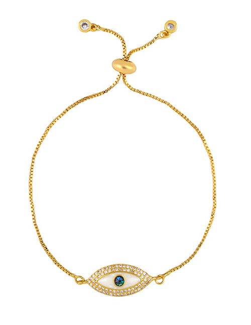 Fashion Gold Drip Eye Bracelet