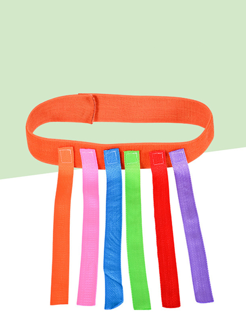 Fashion Orange Strap + 6 Tails Tail Tail Straps For Children's Toys