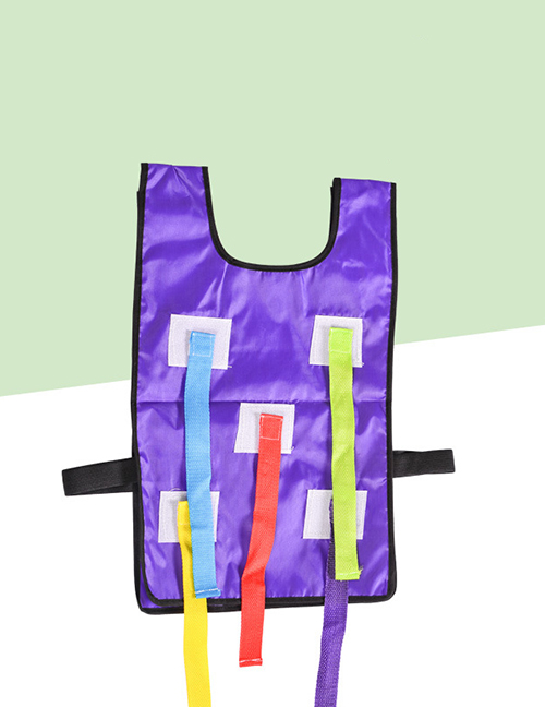 Fashion Purple Vest Tail Sticky Jersey Outdoor Children's Toys