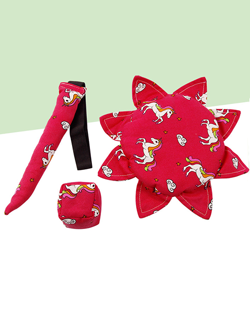 Fashion Tianma Three-piece Suit Cloth Safety Soft Frisbee Sandbag Tail Three-piece Children's Toys