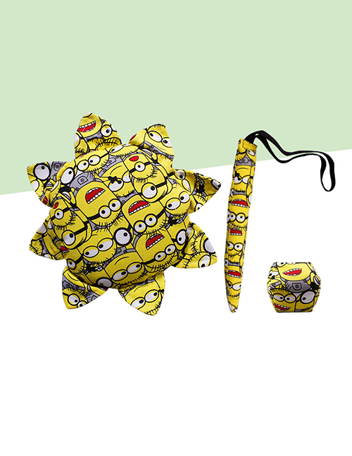 Fashion Little Yellow Man Three-piece Suit Cloth Safety Soft Frisbee Sandbag Tail Three-piece Children's Toys