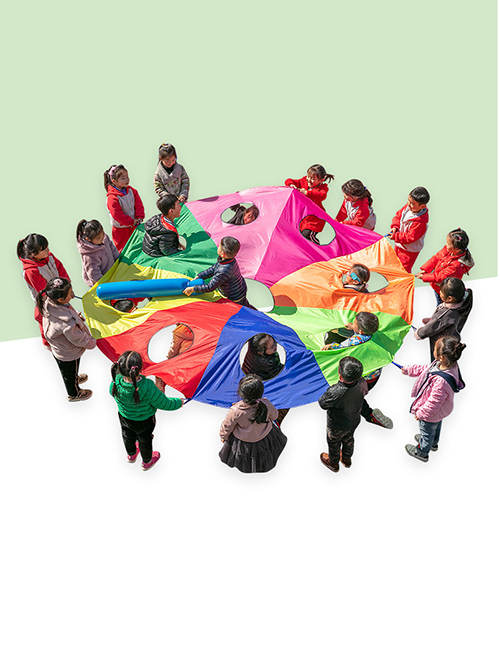 Fashion Color Hamster 2m9 Hole (under 15 People) Children's Outdoor Activities Rainbow Umbrella