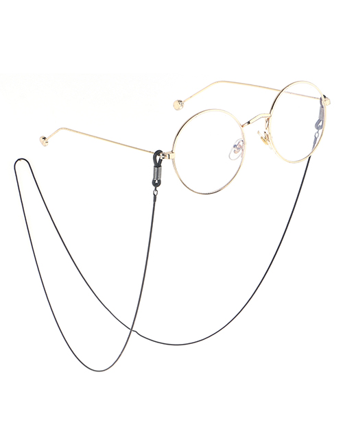 Fashion Black Non-fading 1.2mm Copper Snake Chain Glasses Chain