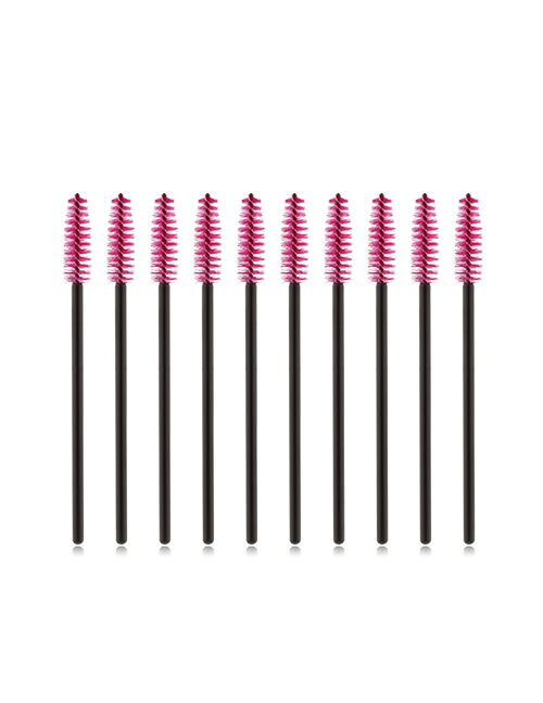 Fashion Rose Red 50 Sticks Of Eyelash Brush