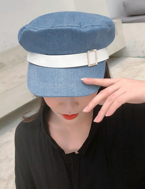 Fashion Denim Blue Denim Cap