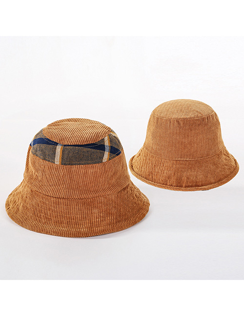 Fashion Khaki Double-sided Wear Fishing Color Matching Basin Cap