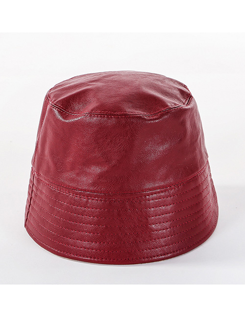 Fashion Red Double-sided Woolen Cap