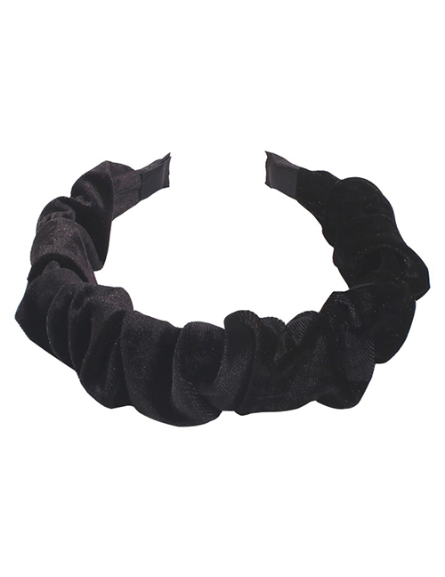 Fashion Black Corduroy Headband