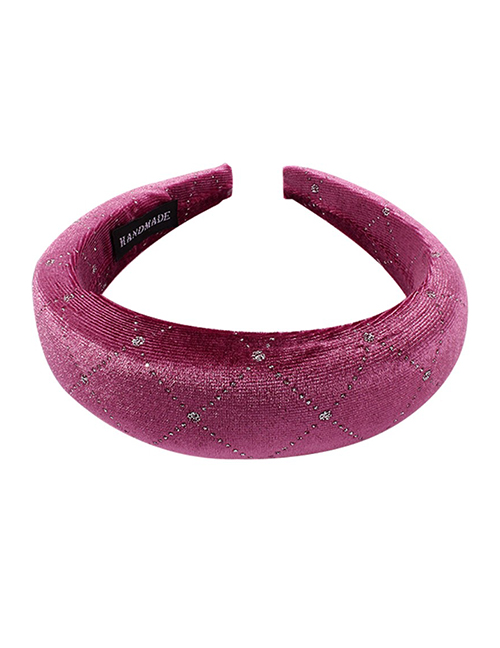 Fashion Light Purple Corduroy Headband