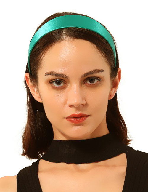 Fashion Green Satin Headband