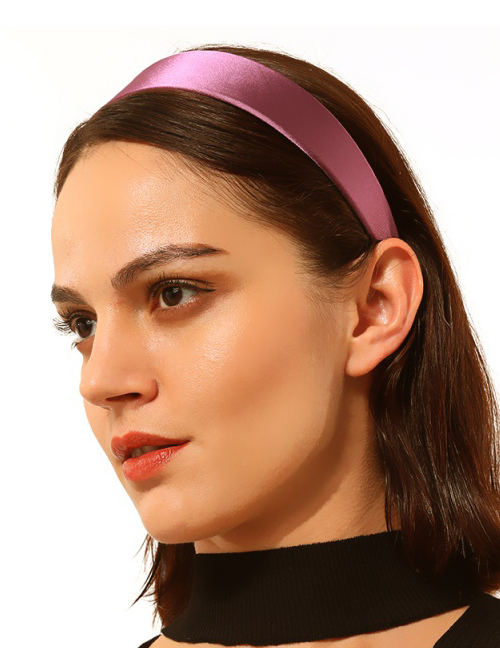 Fashion Purple Satin Headband