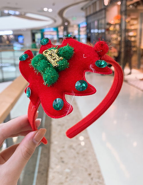 Fashion Christmas Tree Red Christmas Gift Headband