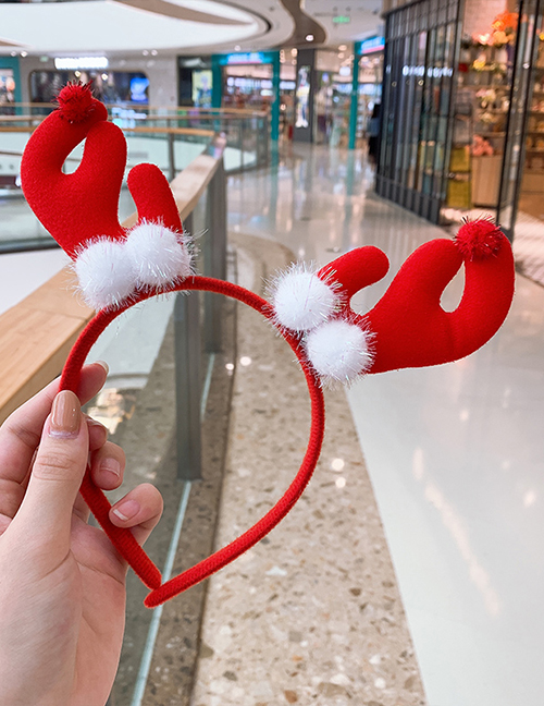 Fashion Antler Red Christmas Gift Headband