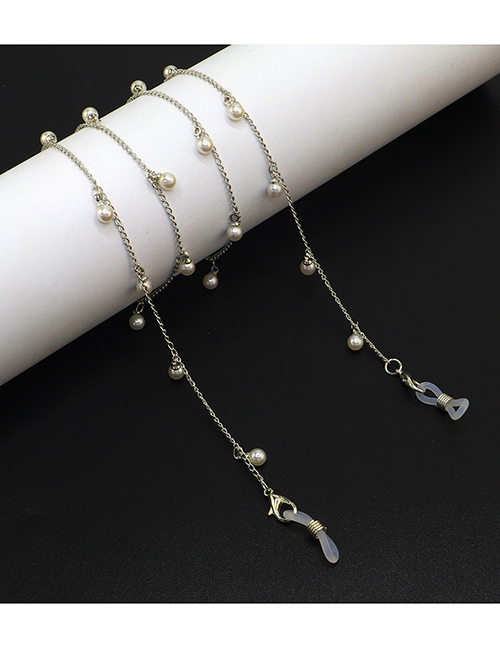 Fashion Silver Fringed Pearl Chain Non-slip Glasses Chain
