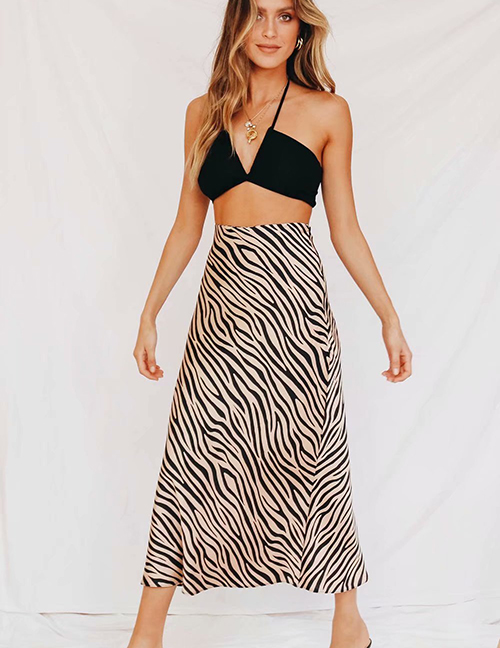 Fashion Zebra Pattern Animal Print Print Skirt