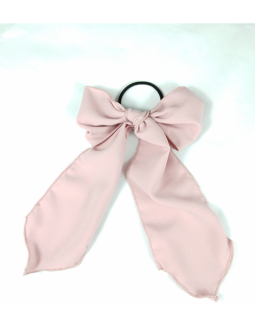 Fashion Pink Bow Hairline Bow Floating Bandwidth Side Fabric Hair Ring
