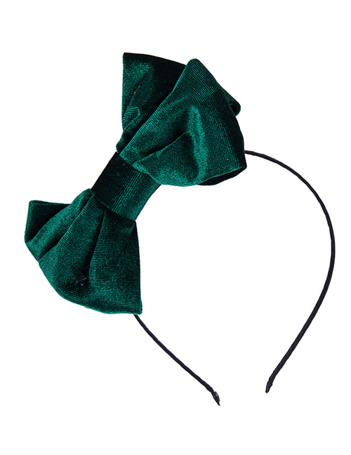 Fashion Green Butterfly Knotted Headband