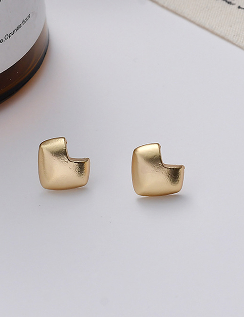Fashion Gold Love Knotted Geometric Irregular Earrings