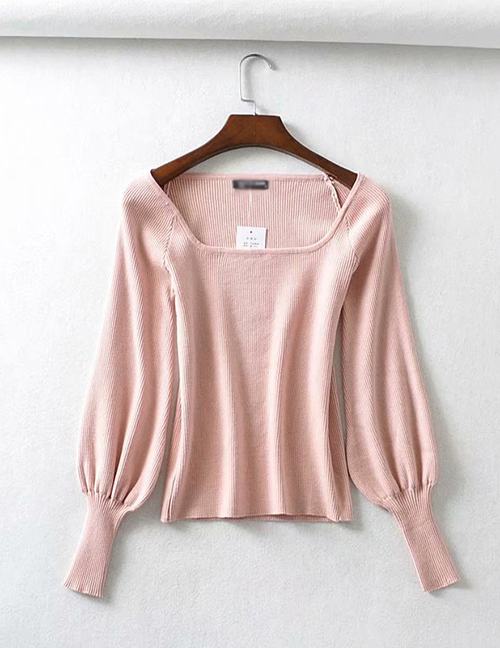 Fashion Pink Knit Sweater