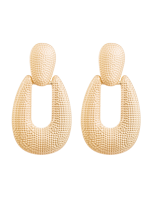 Fashion Gold Geometric Alloy Earrings