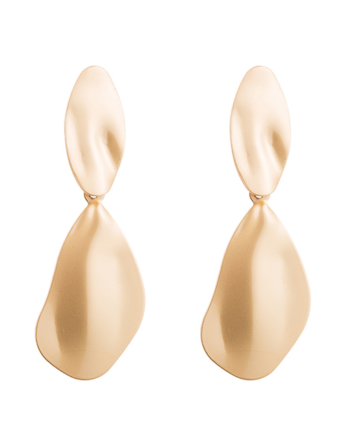 Fashion Gold Drop-shaped Alloy Earrings