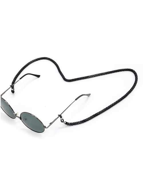 Black Metal Eye Anti-slip Glasses Chain Lengthened And Thickened 6.0mm
