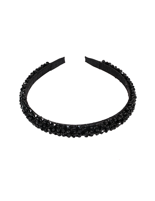 Fashion Black Resin Bead Headband
